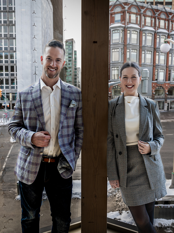 Gabriel Lalonde and Melanie Gaudet financial planners